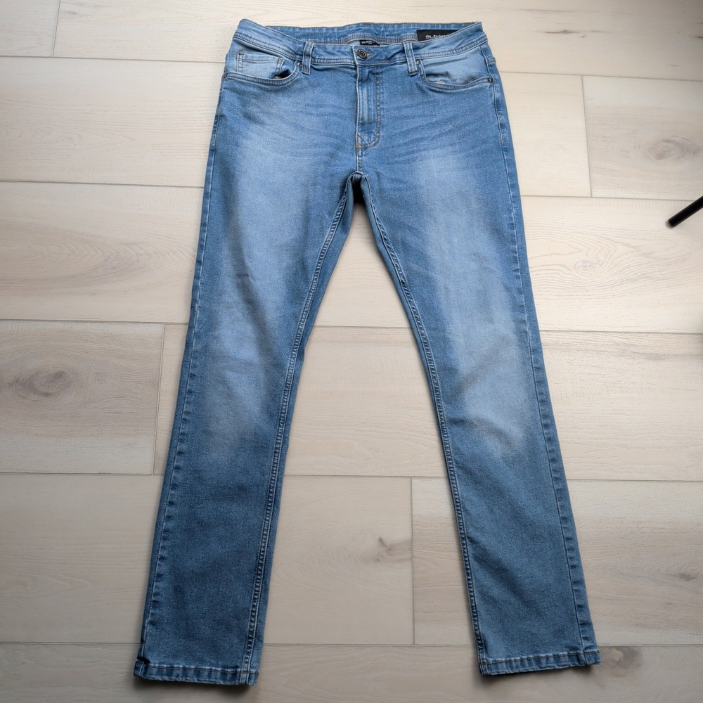 The Perfect Jean NYC‎ Slim Fit Jeans Mens 33x32 (Fits 33x31) Blue Denim Stretch